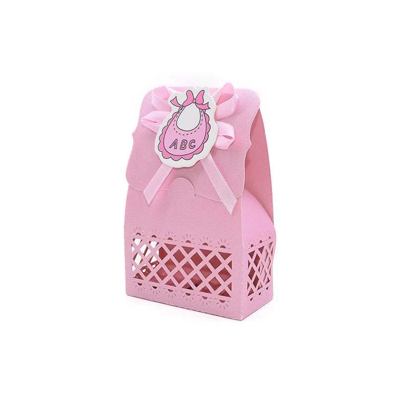 12pcs Baby Shower Favor Candy Boxes with Ribbons, Cute Boy Girl Gift Packaging for Kids... - SKU FCBR0928 - UGI Packaging