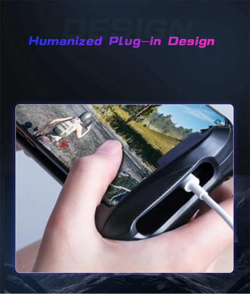 MOCUTE 057 Bluetooth Gamepad PUBG Controller Gaming Trigger for Mobile Gamepad Fire Button Aim Key Shooter for IPhone Samsung