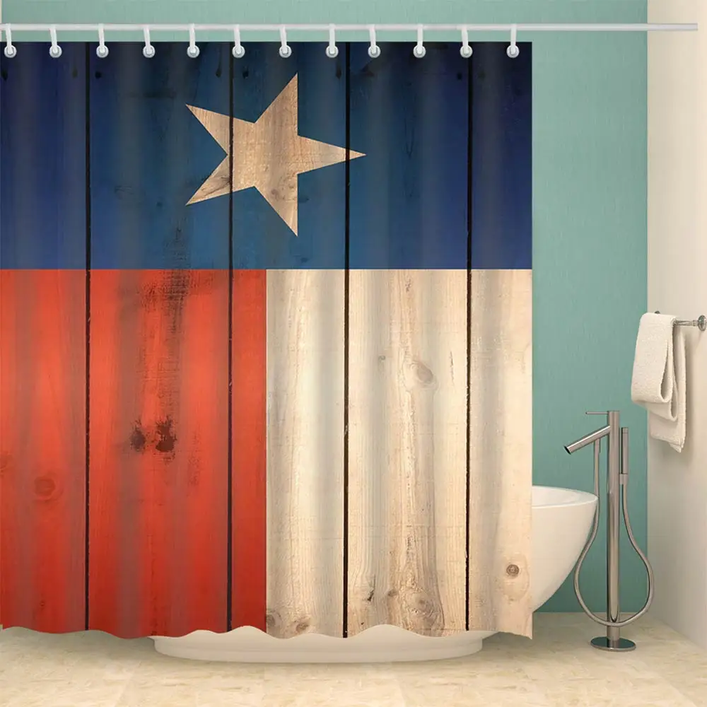 

Svetanya Waterproof Shower Curtain Simple Style Print (include 12 pcs Hooks) 180*180cm