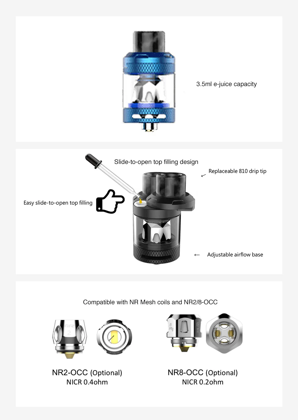 Kangertech Ripple Subohm Tank 3.5ml
