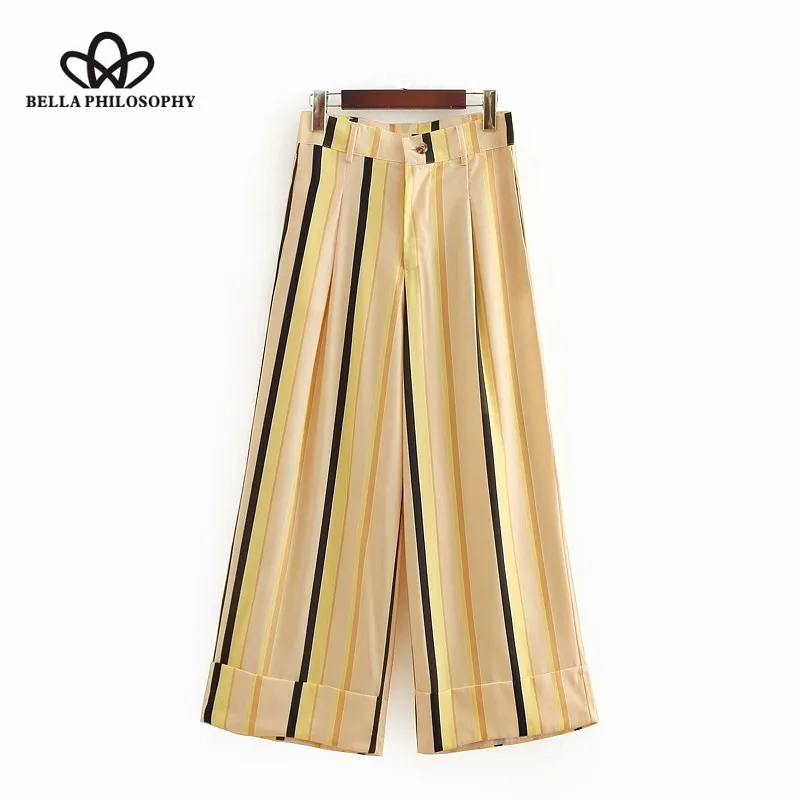 Wonder 2018 новые винтажные Ретро контрастные цвета полосатые плиссированные