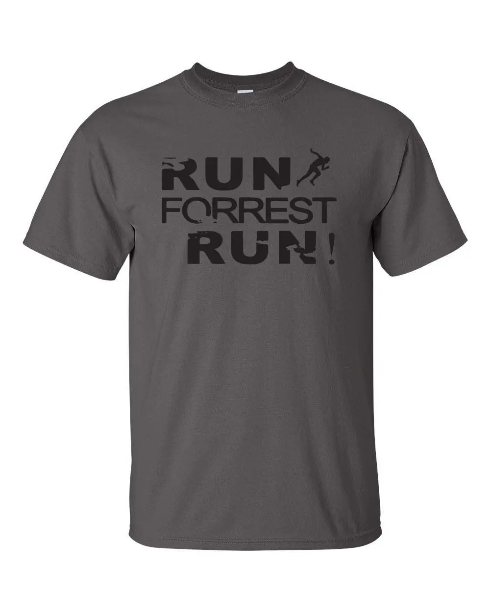 

Run Forrest Run Movie Retro Gump Running Workout Funny Men's Tee shirt