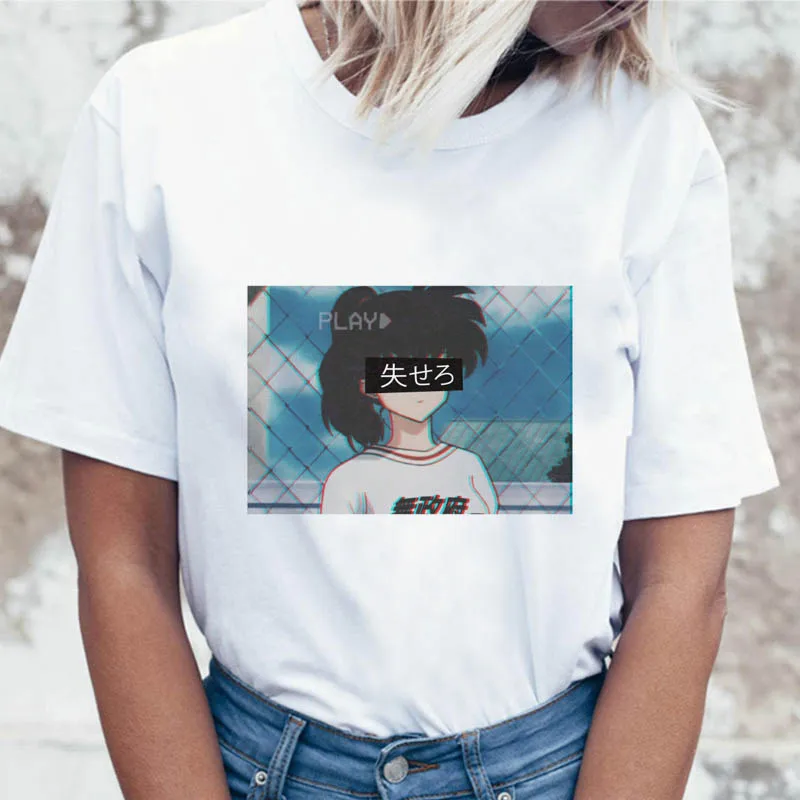 

grunge aesthetic Vaporwave t shirt tees t-shirt korean clothing harajuku for ulzzang top tshirt women graphic funny female