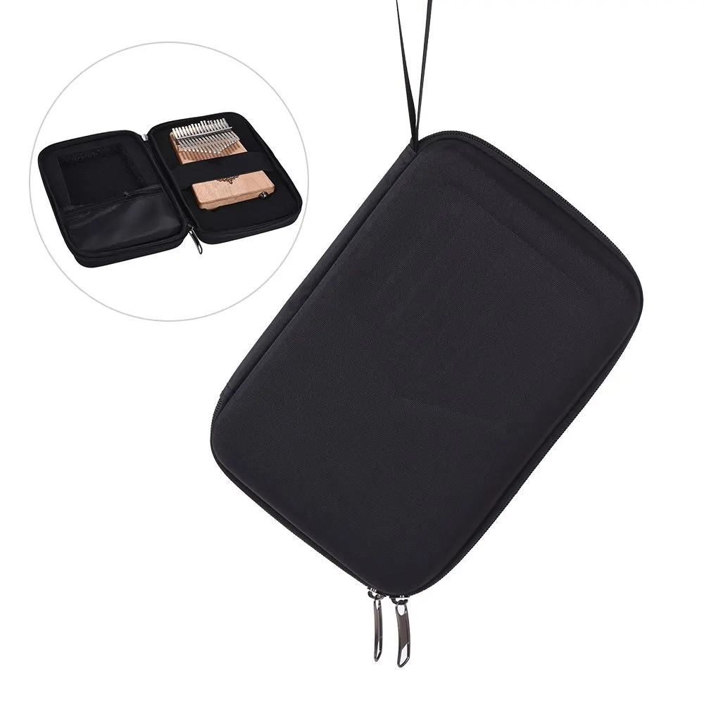 

10 Keys/ 17 Keys Kalimba Case Thumb Piano Mbira Box Bag Water-resistant Shock-proof