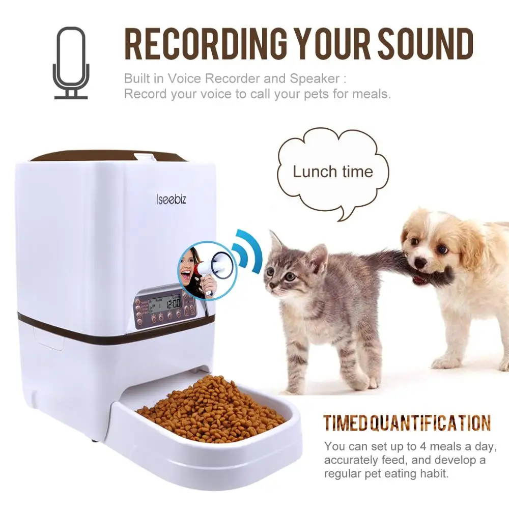 Iseebiz Automatic Pet Feeder 6L Iseebiz Automatic Pet Feeder 6L