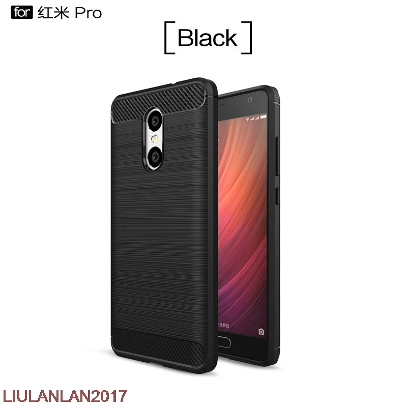 Case Cover For Xiaomi Redmi Pro Carbon Fiber Business Anti-knock Protective Red Black Navy Gray | Мобильные телефоны и