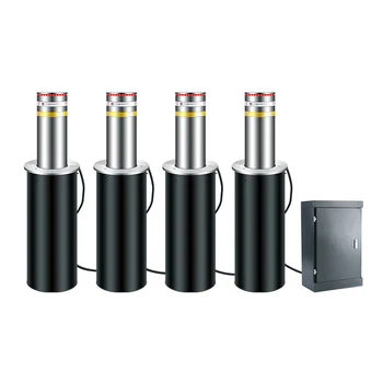 Retractable Semi Automatic Hydraulic Lifting Bollard Barrier Rising Road Blocker for Access 1 motor/PCS noise barrier effectiveness in semi anechoic chamber