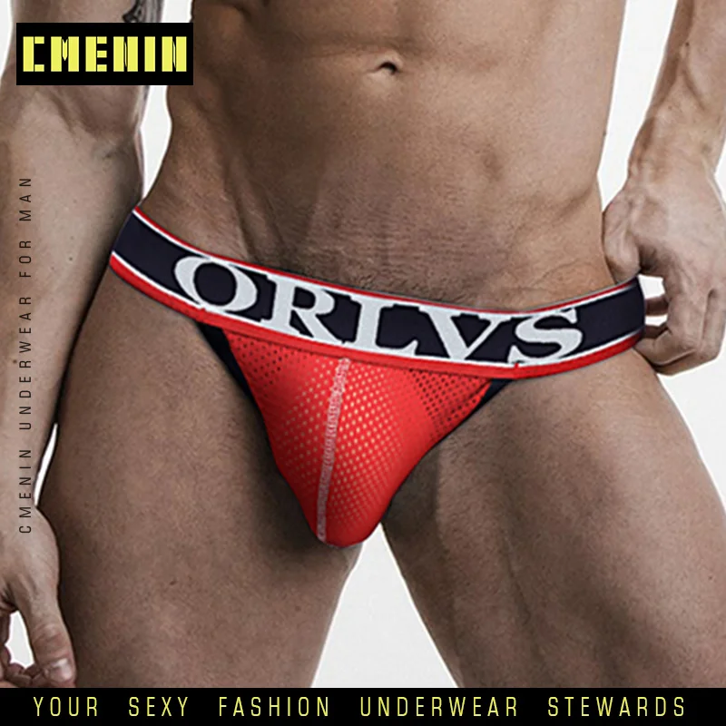 

CMENIN men underwear thongs briefs cueca male panties g string and thongs sexy gay men underwear jockstrap mesh underpants