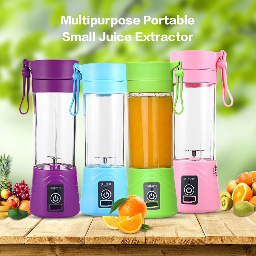 

Multipurpose Electric Juicer Fruit Extractor Portable Hand Maker Blender USB Charging Mini Juice Squezers Water Bottle Drinkware