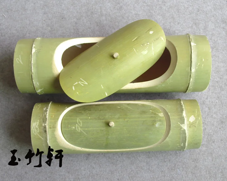 

1 PC Handmade Natural Bamboo Rice Soup Steamed Green Barrel Steaming with Lid