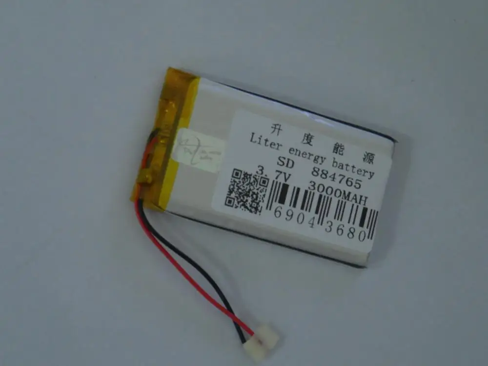 Производитель литий-полимерных батарей 884765 3000mAh прямой 3 7 V GPS навигатор