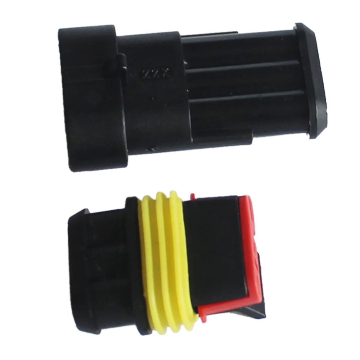 15 Sets IP68 Sealed Female/Male Electrical Wire Connector Plug Waterproof  2/3/4 Pins Way For Car Auto
