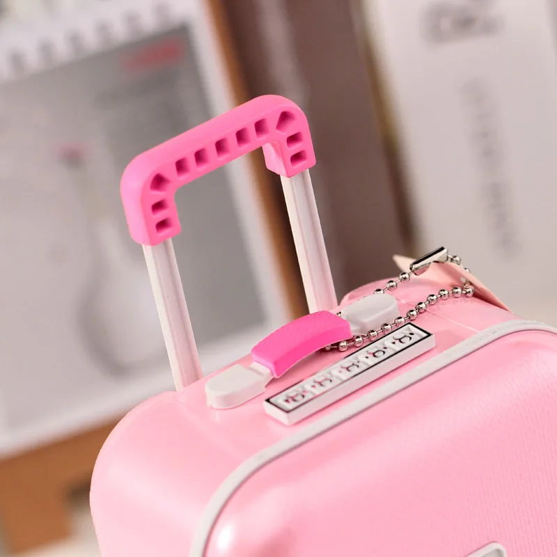 Caja de almacenamiento creativa de la caja de la música del estilo de la maleta de la bailarina giratoria para el regalo de los juguetes del chico XH8Z DC05