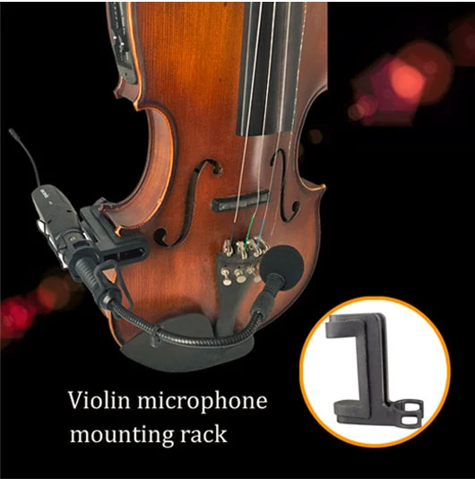 

OKMIC OK-8R/AH1 Professional UHF PLL instrument Wireless System Microphone wireless MJ-9 Clip For violin mic audio 830-842MHz