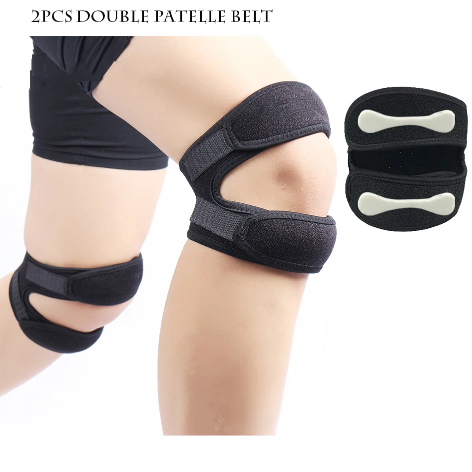 Adjustable Sport Gym Patella Tendon Knee Support Brace Strap Band Protectiv ES 