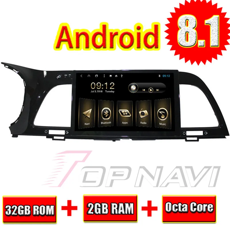 Car GPS Navigation Players for KIA K4 2014 9'' Android 8.1 Topnavi Auto Bluetooth wifi Radio Tuner Support original Amplifier |