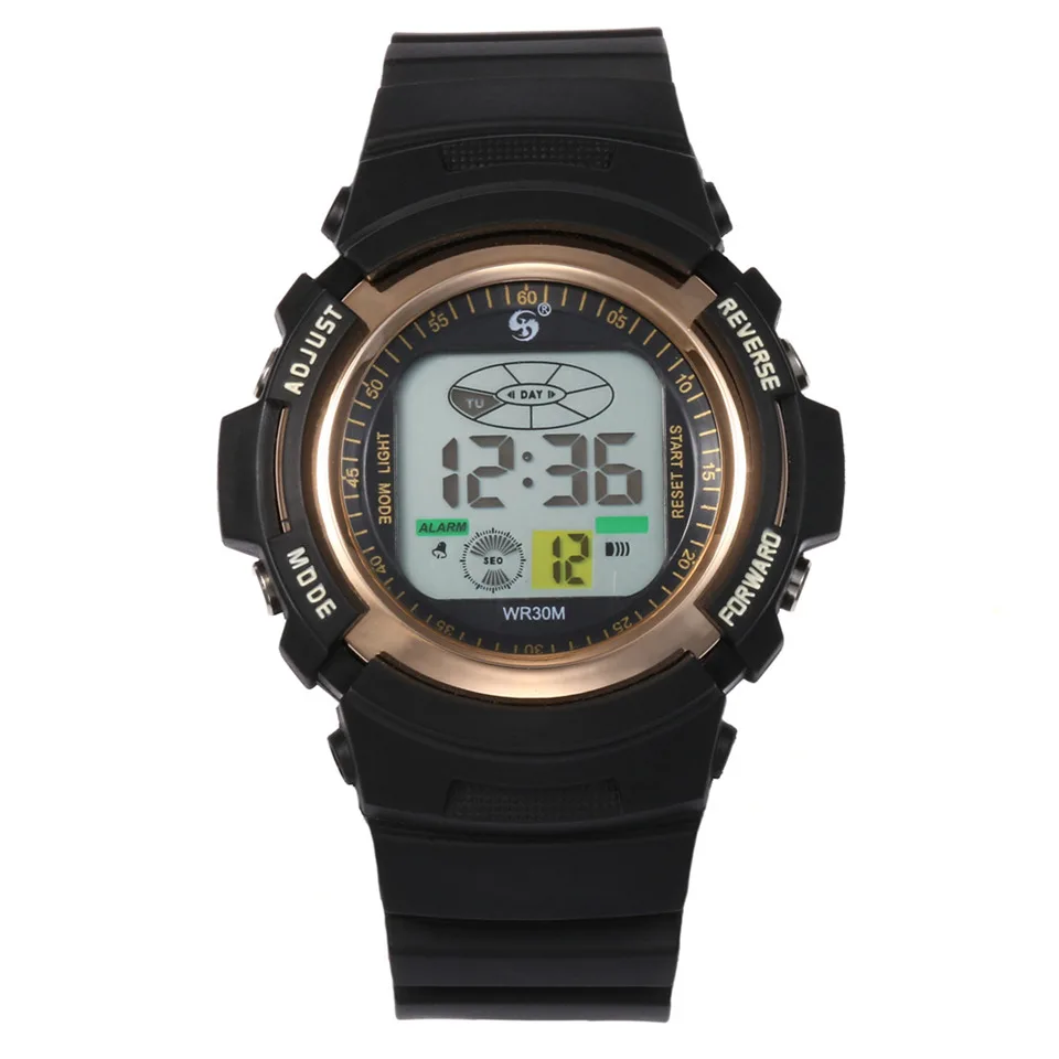 

Hot Chidren Digital WristWatch Boys Girls Life Waterproof Rubber Sports Electronic Kids Watches Gift Montre Enfant 2019