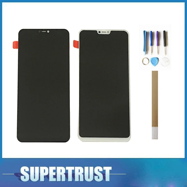 

incompatible with V9 Youth 6.3"For VIVO V9 Y85 LCD Display+Touch Screen Digitizer Assembly Black White Color With tools&tape