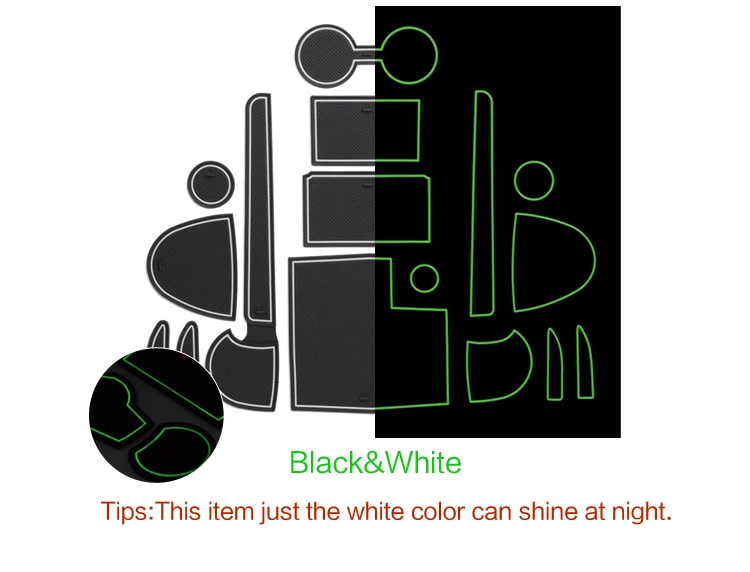 Gate slot pad Non-slip Interior Door Pad/Cup Non-slip mats For TRITON