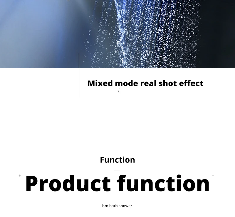 22 LED Shower System Rain And Waterfall Shower Head Water Saving Hand Shower Valve  Waterfall SPA Bath  Shower Faucets (12)