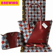 Новейший дизайн! Красивая нигерийская восковая ткань, Анкара восковая сумка из восковой ткани швейная ручная сумка африканская расписаная восковая ткань для вечерние