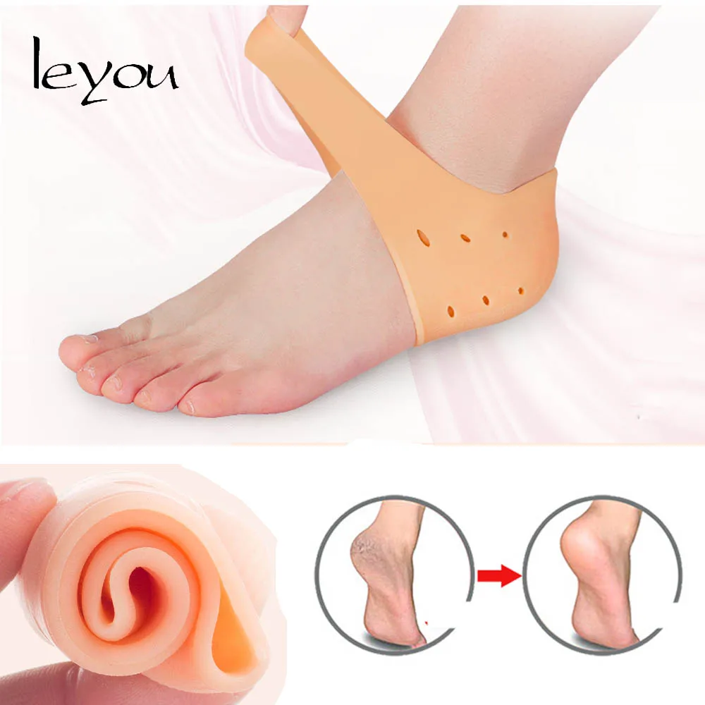 1PCS Silicon Foot Protector Gel Heel Socks Skin Ca...