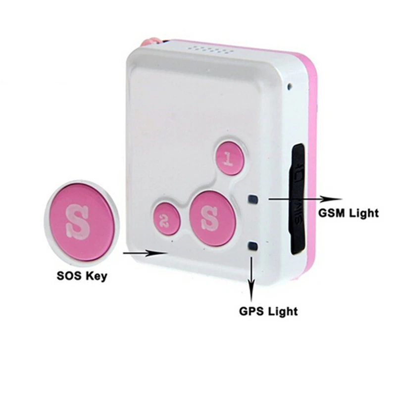Мини gps трекер для детей Смарт часы домашних животных GPS RF V16 поддержка SOS