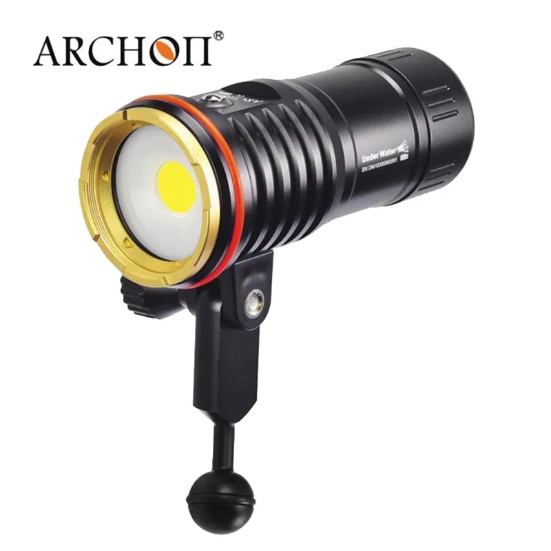 

Archon DM10 WM16 Diving Video FlashLight 2700lm COB LED 100m waterproof underwater video taking torch with battery and charger