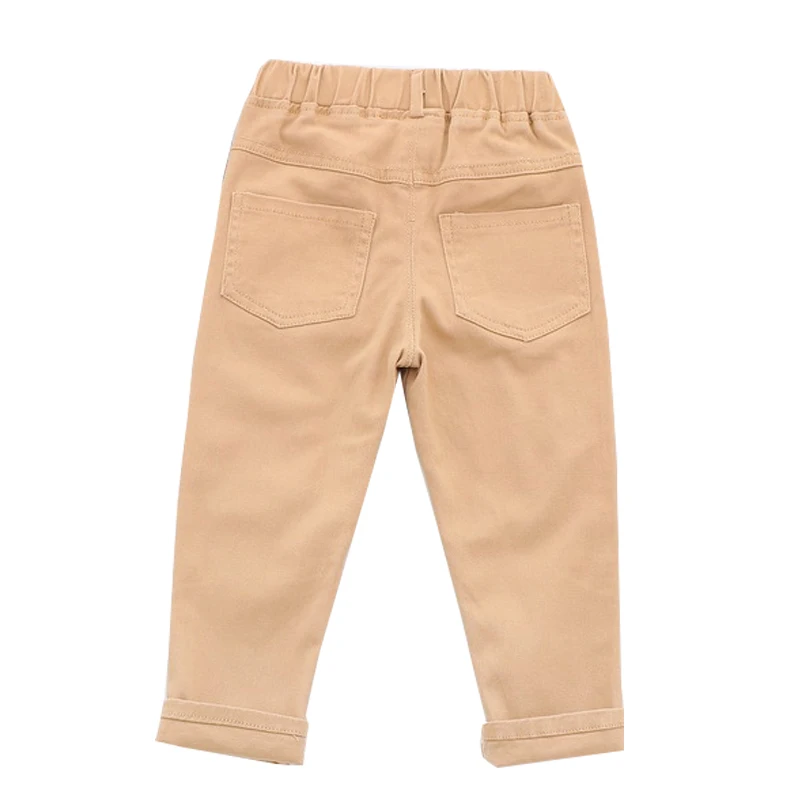 Amya Baby/2019 г. весенние детские леггинсы штаны для мальчиков однотонные Хлопковые