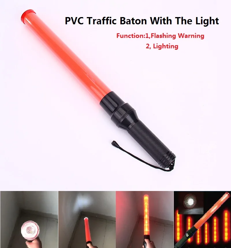 Outdoor Safety LED Traffic Baton With The Light Safety Signal Warning