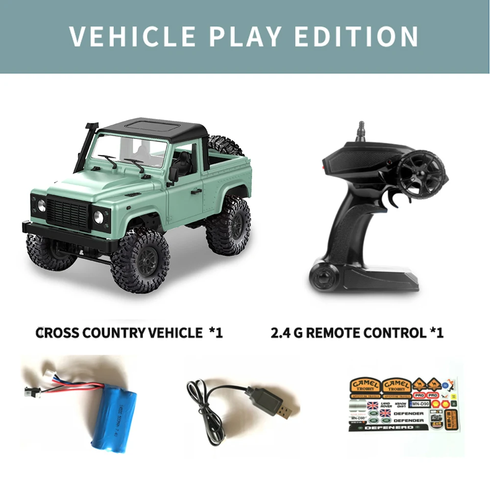 MN D91 RC Рок Гусеничный автомобиль 1/12 4WD 2 4G дистанционное управление высокая
