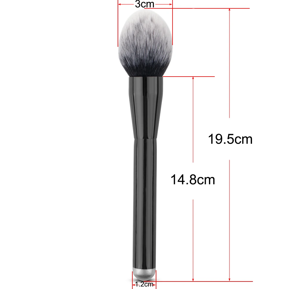 Flame-Shape-Big-Round-Soft-Fiber-Makeup-Brush-Foundation-Powder-Blusher-Shadow-Contour-Cosmetic-Blending-Mixing