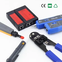 Сети LAN инструментарий сетевой кабель компьютер RJ45 RJ11 Кабельный тестер Diagnostic Tool Kit NF1107