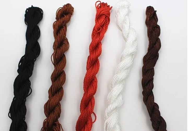 10 rolls/lot 0.6 0.8mm 16m/roll wax thick thread for sewing shoes sole