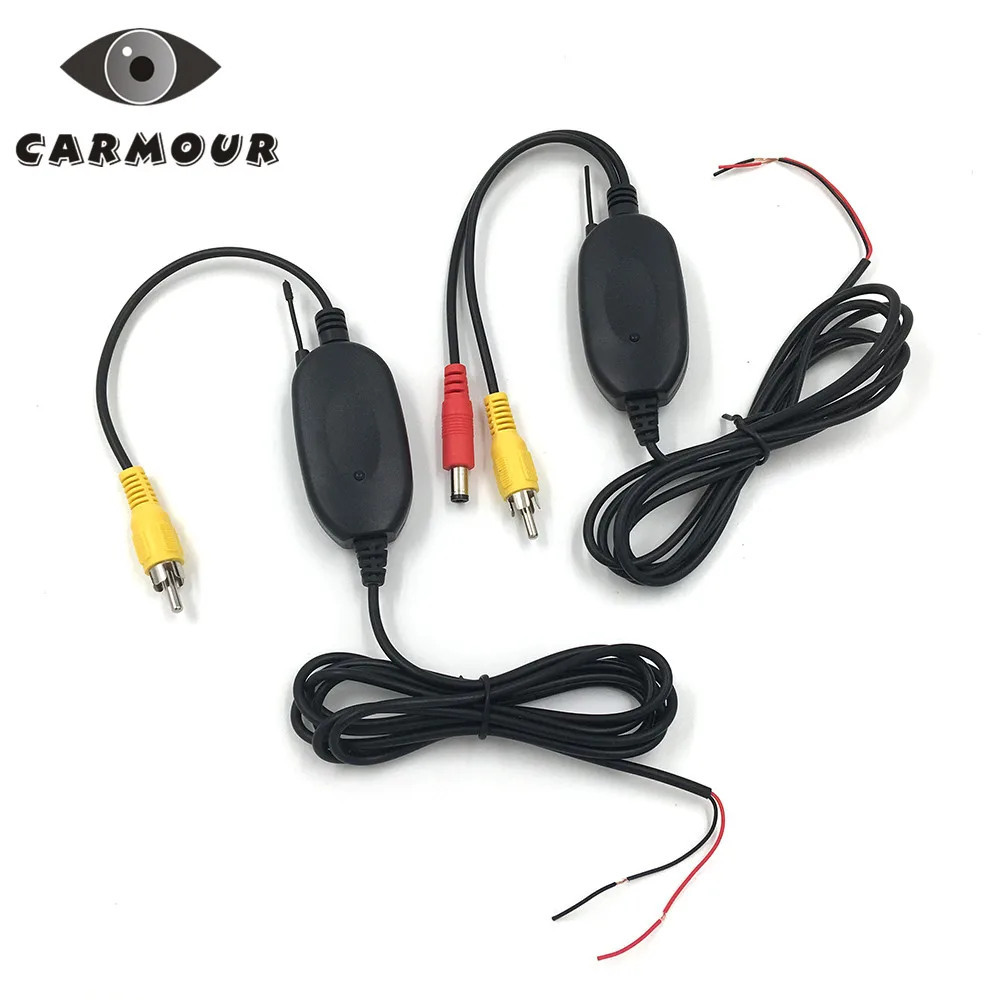 CARMOUR 2.4G Wireless RCA Video Receiver Transmitter for Car Rear View Backup Camera Backview Monitor System | Автомобили и