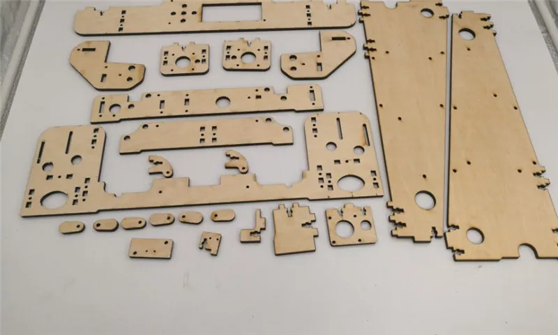 Funssor DIY Anet A8/Hesine M505/Tronxy 3d принтер клон Рамка комплект лазерная резка 6 мм фанерная пластина