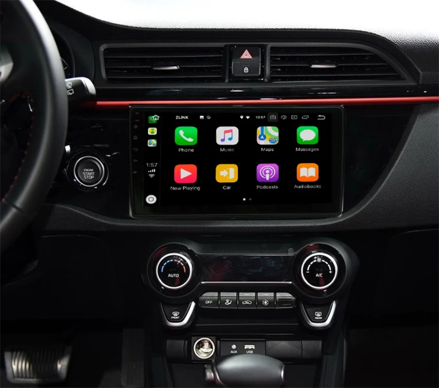 10 ''один Din GPS навигация Android 8 0 автомобильное радио Bluetooth для Kia K2 2017-2019