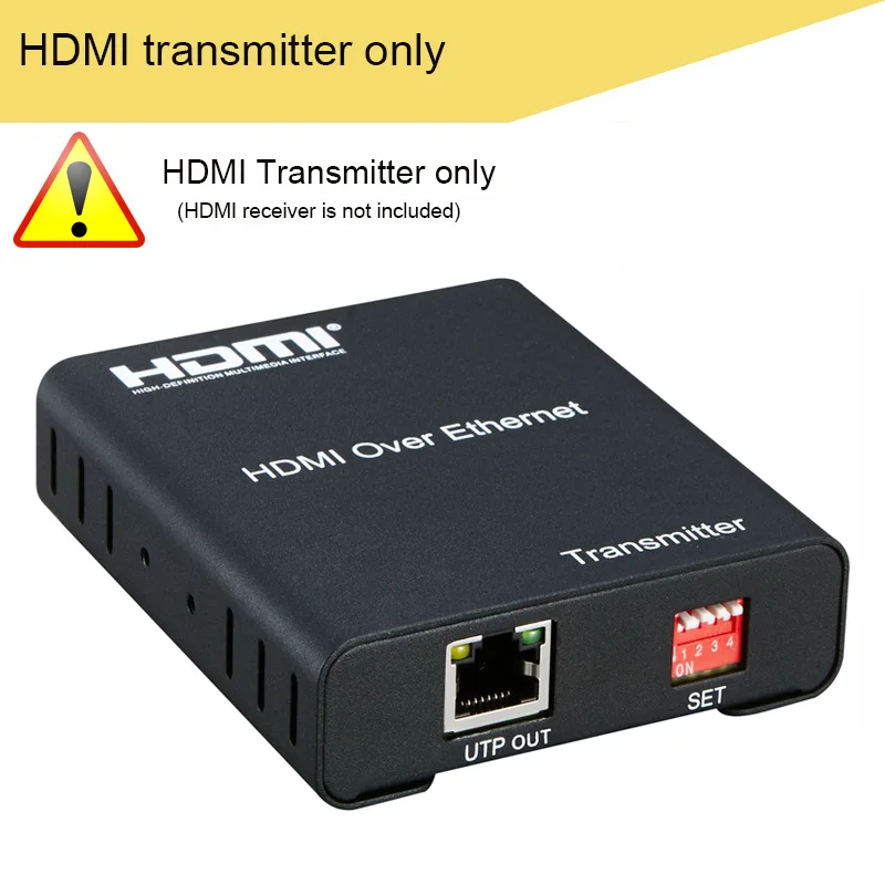 HDMI удлинитель матричный hdmi-коммутатор разветвитель по Cat5e/6 кабель до 120 м TCP/IP совместимый(HDMI удлинитель отправителя или приемника - Цвет: Sender only