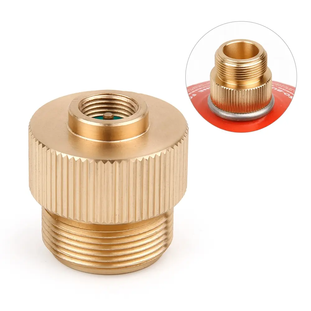 

Outdoor Gas Refill Adapter Camping Stove Gas Cylinder Stove Converter Accessories MAPP Gas Refill Adapter for Hiking Camping