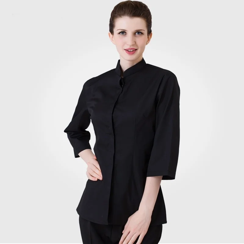 Женская и мужская форменная форма для ресторана еды AA999|restaurant waitress uniforms|restaurant uniform
