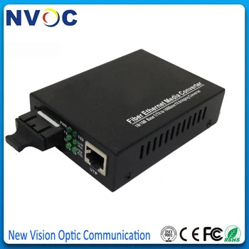 

120KM 10/100M SM Duplex External Power Supply SC 1RJ45,Fiber to 1RJ45 Converter Megabit Fiber Media Converter,Euro Charger