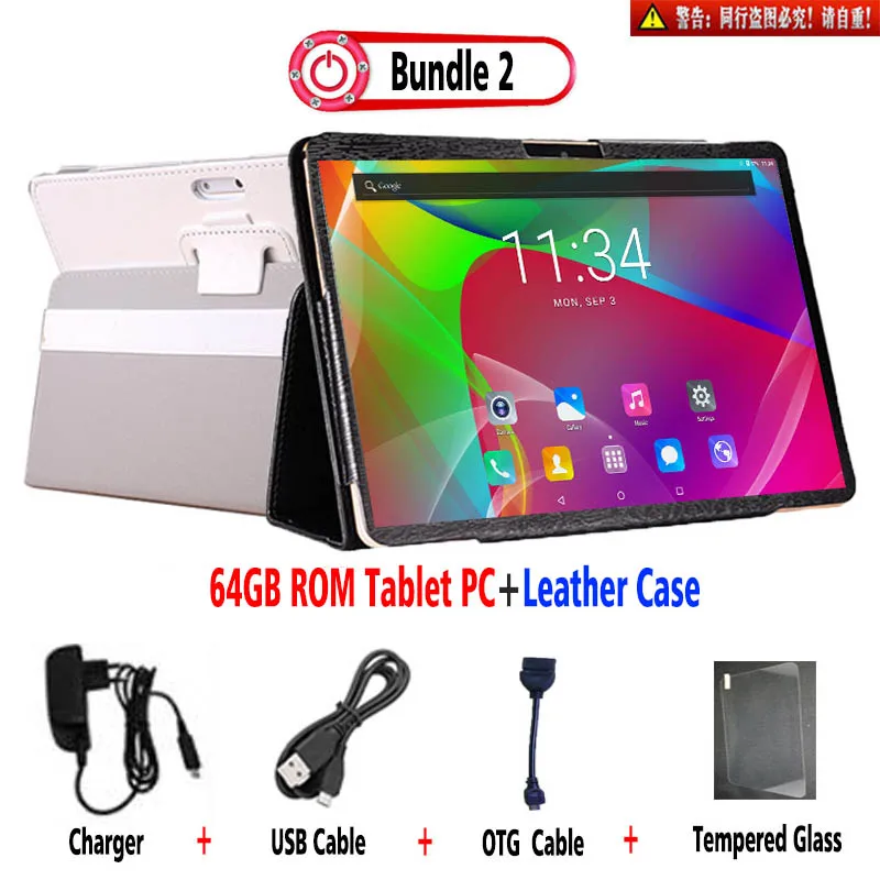 Дизайн 10 дюймов 64 Гб/128 ГБ планшеты MT6797 Deca Core Tablet 8,0 ''16:9 экран 8MP Bluetooth 4,0 6000 мАч батарея - Комплект: 64G ROM Add Case