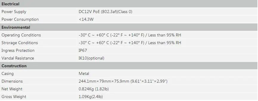 Dahua ip-камера 8MP IPC-HFW2831T-ZS камера безопасности WDR IR Bullet сетевая камера 3,7~ 11 мм Моторизованный объектив