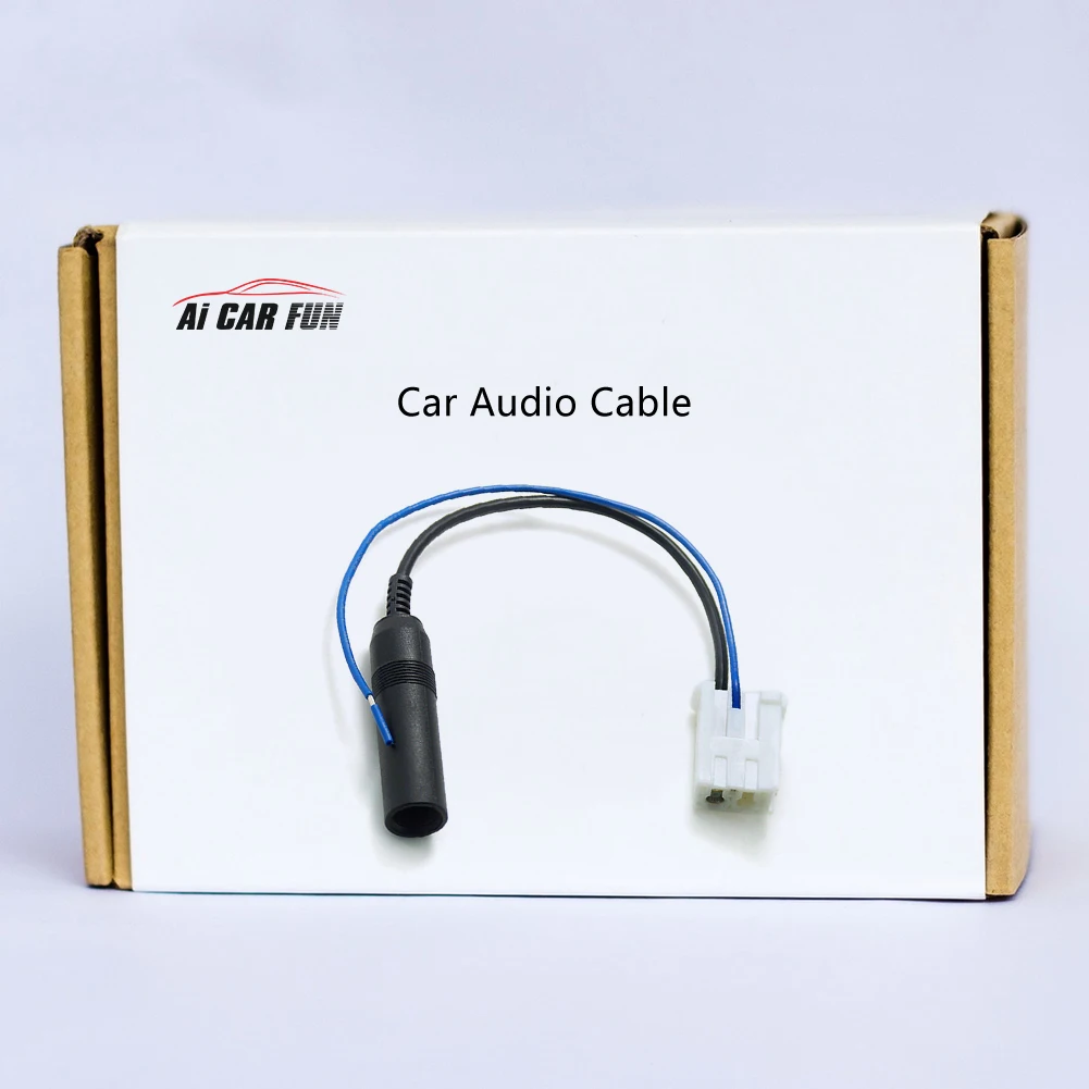 Автомобильная Радио Антенна адаптер мужской автомобильный аудио кабель радио антенна для Toyota 2010-2013 радио стерео обратная антенна адаптер