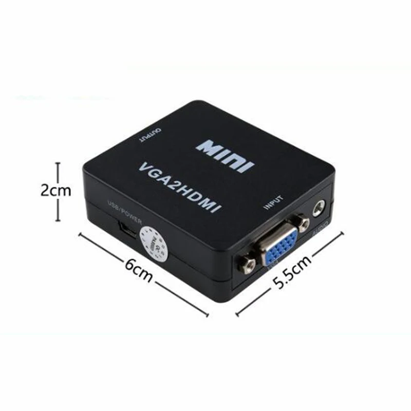 Baolyda VGA HDMI адаптер 1080 P и аудио видео конвертер для HDTVs Мониторы/дисплеи ноутбук
