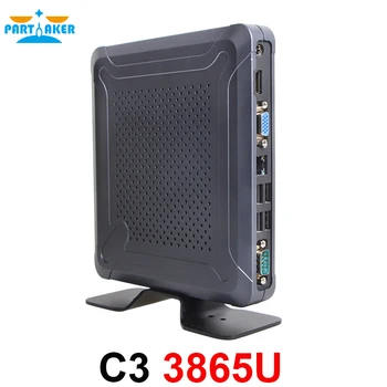 

Windows 10 Mini PC Desktop Computers with Fan Intel Celeron 3865U WiFi 3G/4G Bluetooth Support Partaker C3
