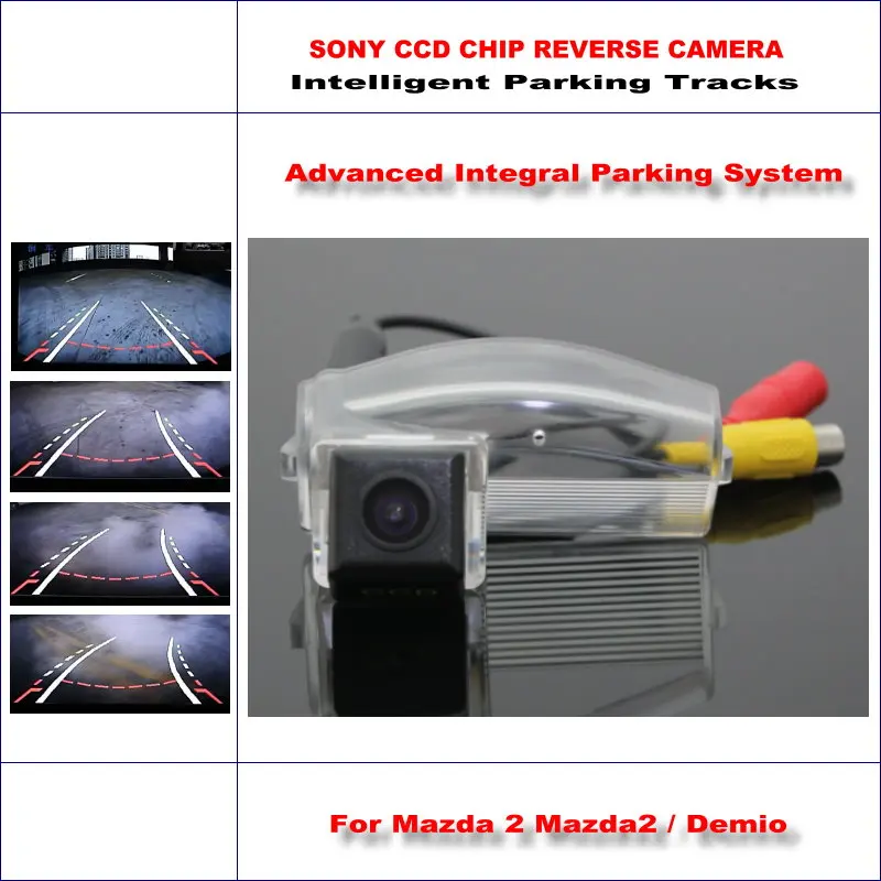 

Rear Camera For Mazda 2 Mazda 3 / Demio Intelligent Parking Tracks Backup Reverse / 580 TV Lines Dynamic Guidance Tragectory