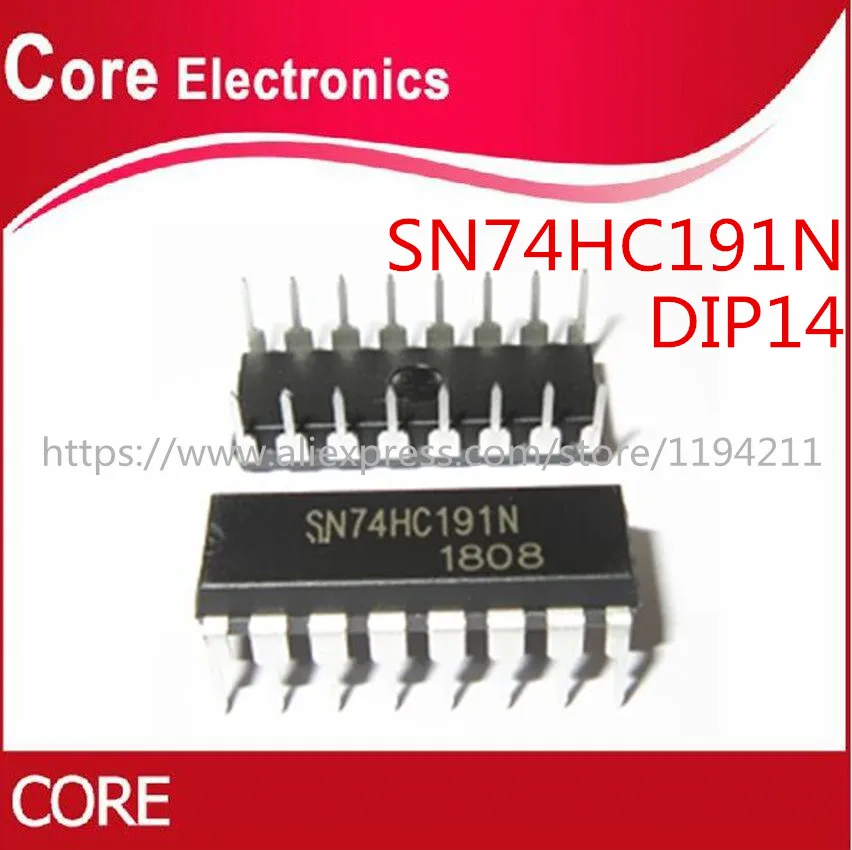 100 шт./лот SN74HC191N SN74HC191 74HC191 DIP16 Новый | Электронные компоненты и принадлежности