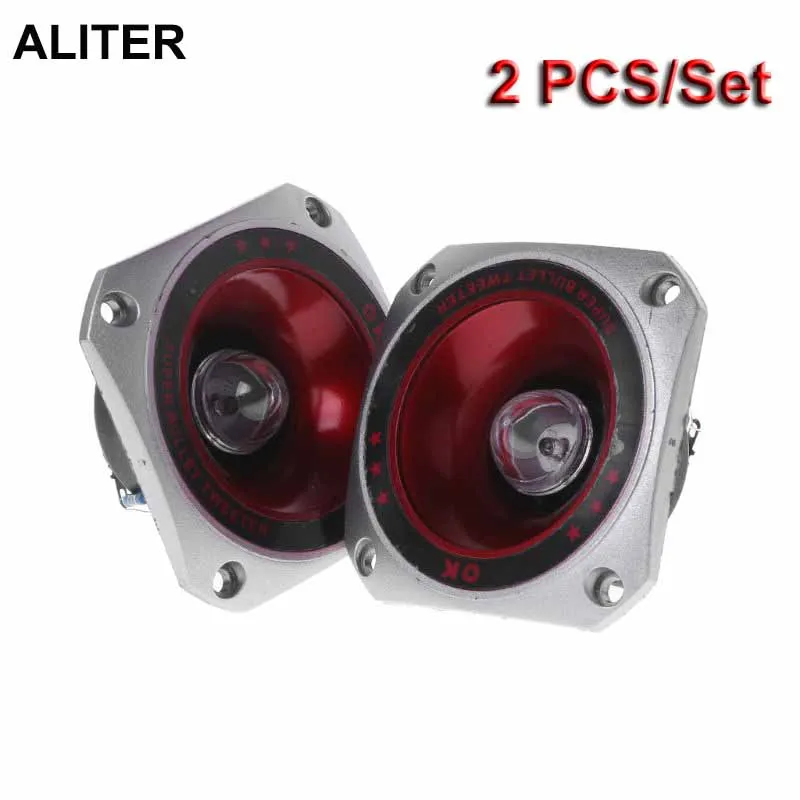 

2PCS Speaker Tweeter 3" Colorful Flashing Piezoelectric Loudspeaker Treble Head Driver