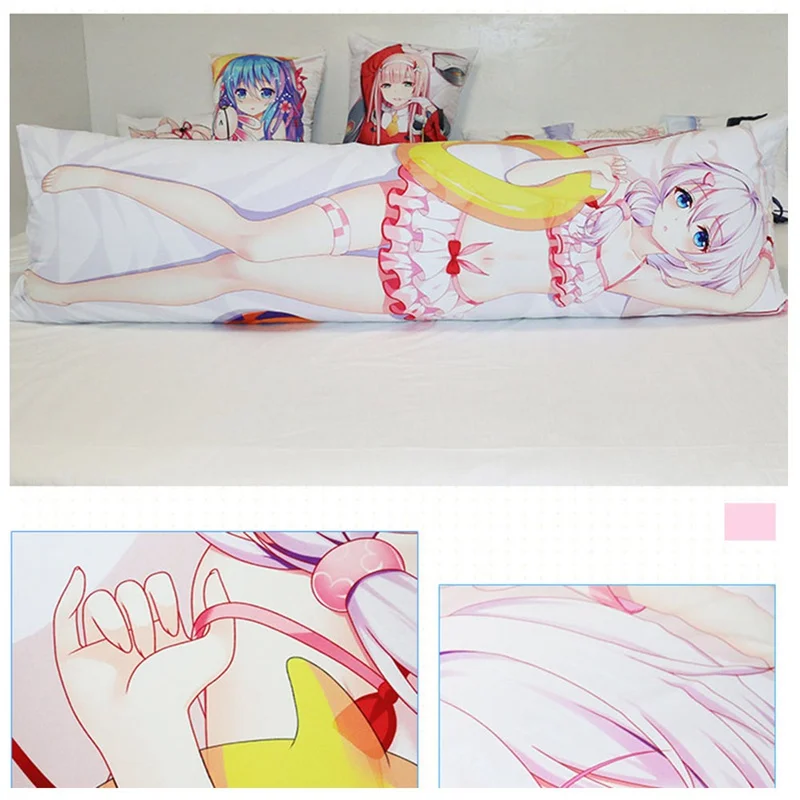 Наволочка с аниме NO GAME NO LIFE персонажи сексуальная девушка Jibril otaku Dakimakura подушка крышка обнимающая наволочки для подушек